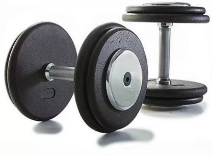 Metal Dumbbells Powder Coated Round Edge (Plate Type)