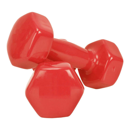 VINYL COATED METAL DUMBBELLS HEXA