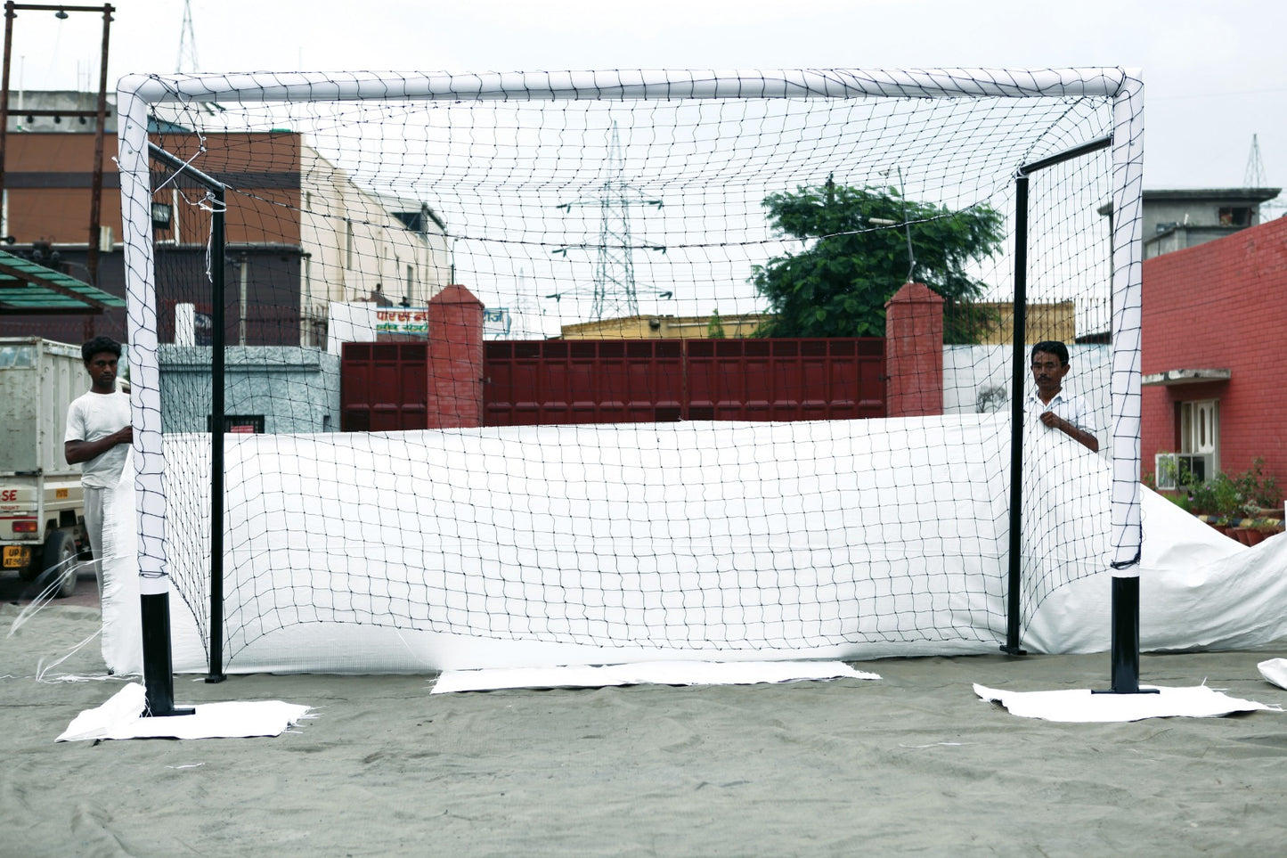 SOCCER GOAL POST FIXED-Junior 21 x 7 FT