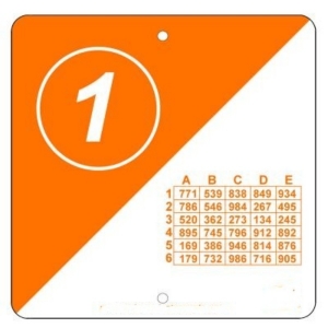 PLASTIC CHECK POINT MARKERS SET OF 10