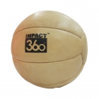  LEATHER MEDICINE BALL 10 PANEL NATURAL 